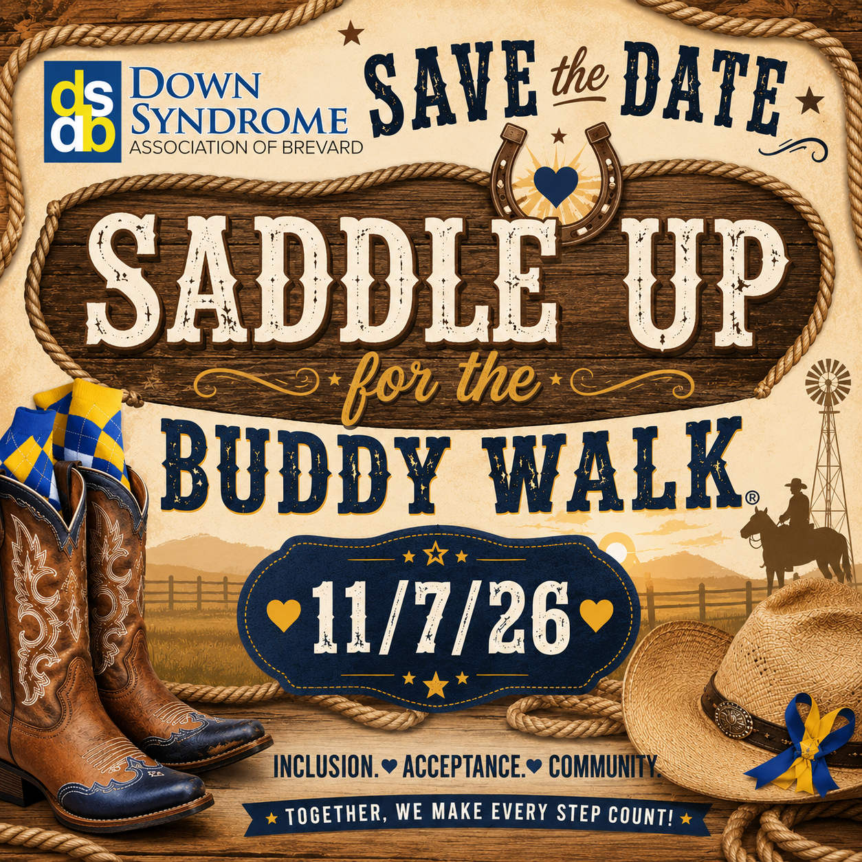 saddle up for the buddy walk